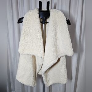 a.n.a Cream Teddy Jacket Cozy Fleece Winterwear